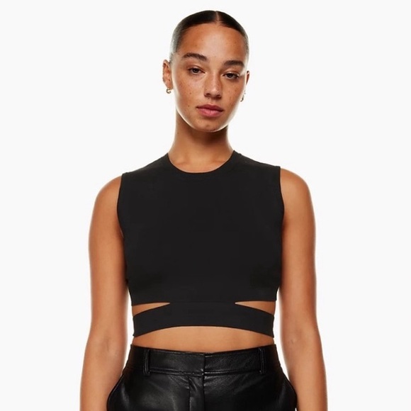 Babaton Ten black retrospective sleeve less top - Picture 1 of 4